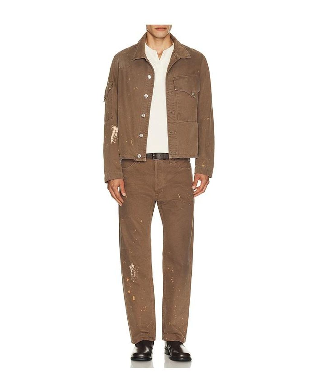 Hudson Brown Rylan Relaxed Straight Jean for men