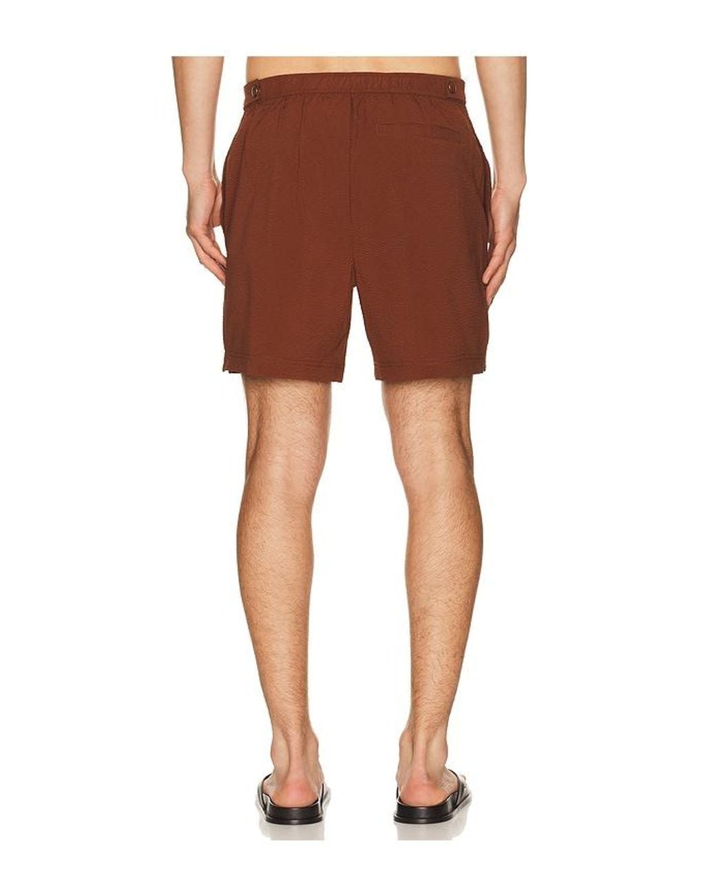 Cult Gaia Red Nicco Swim Short for men