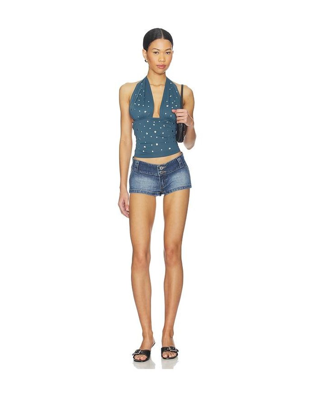 A.Brand Blue 00 Mini Short