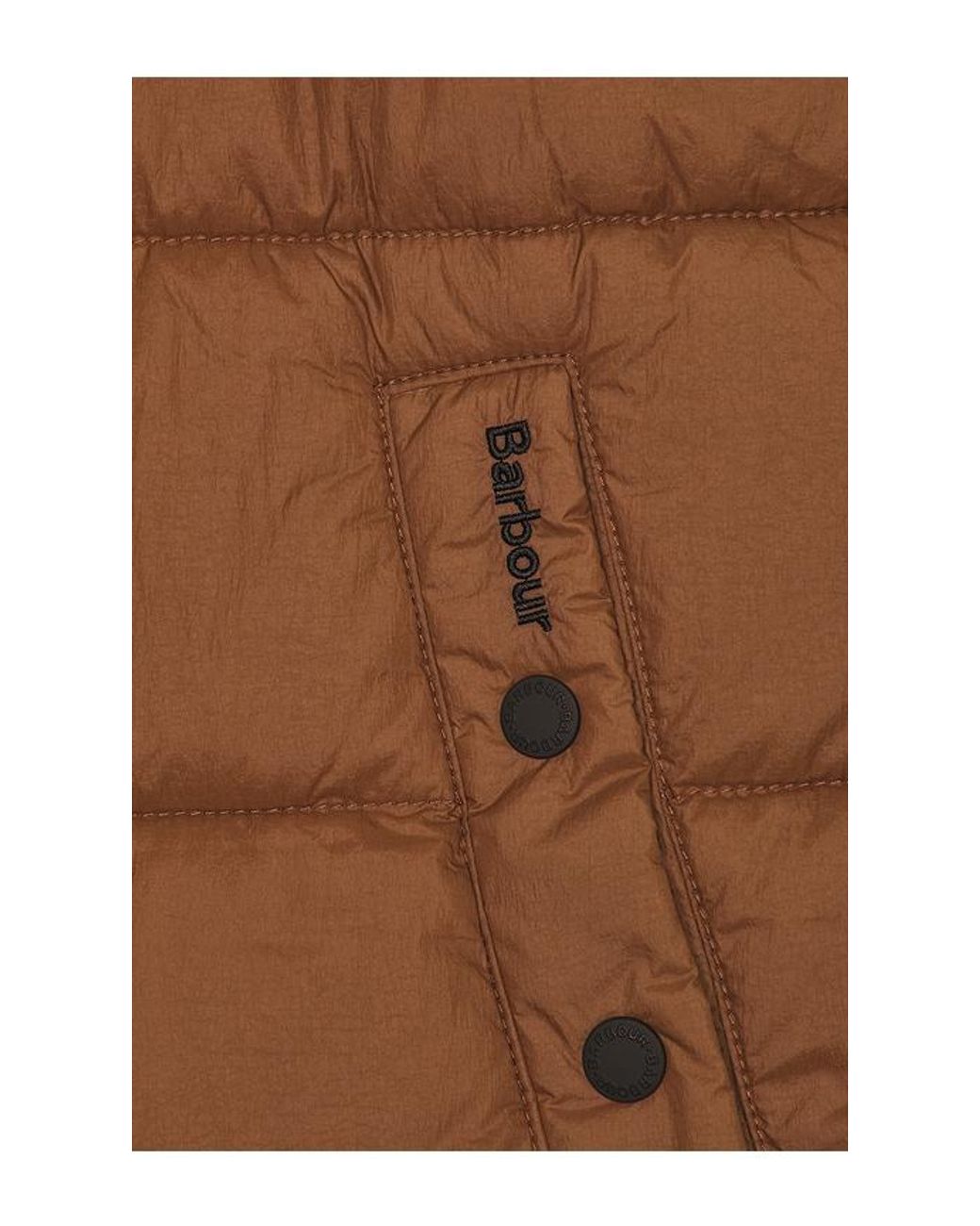 Barbour Brown Offshore Quilted Gilet Vest for men