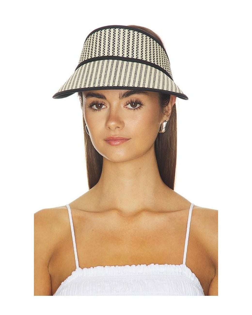 Brixton Multicolor Newport Straw Visor