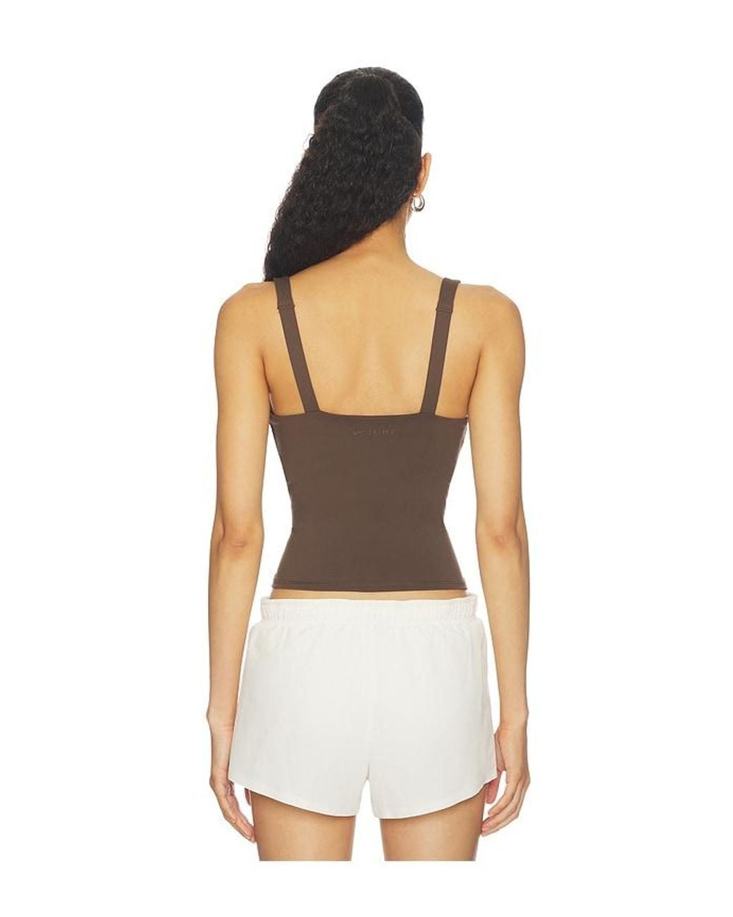 NikeSKIMS White Matte Square Neck Tank