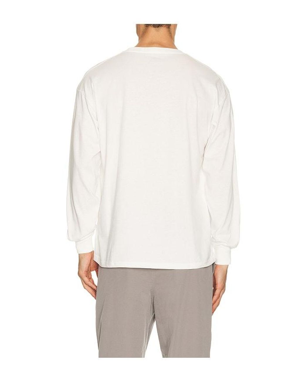 Snow Peak White Soft Cotton Relaxed Logo /S T-Shirt for men