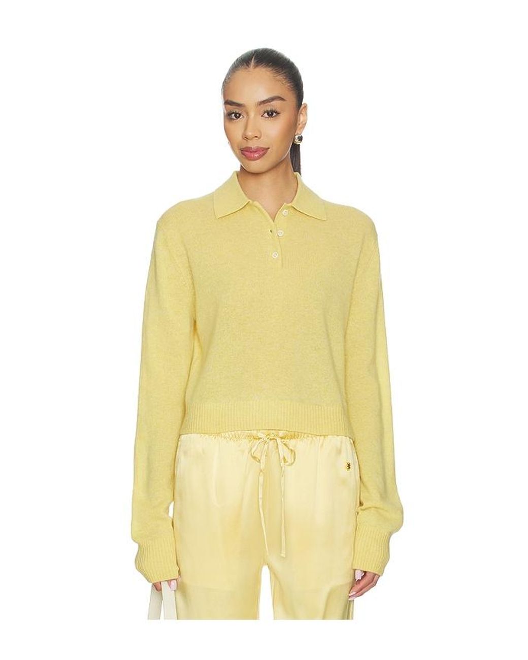 ÉTERNE Yellow Barrett Sweater