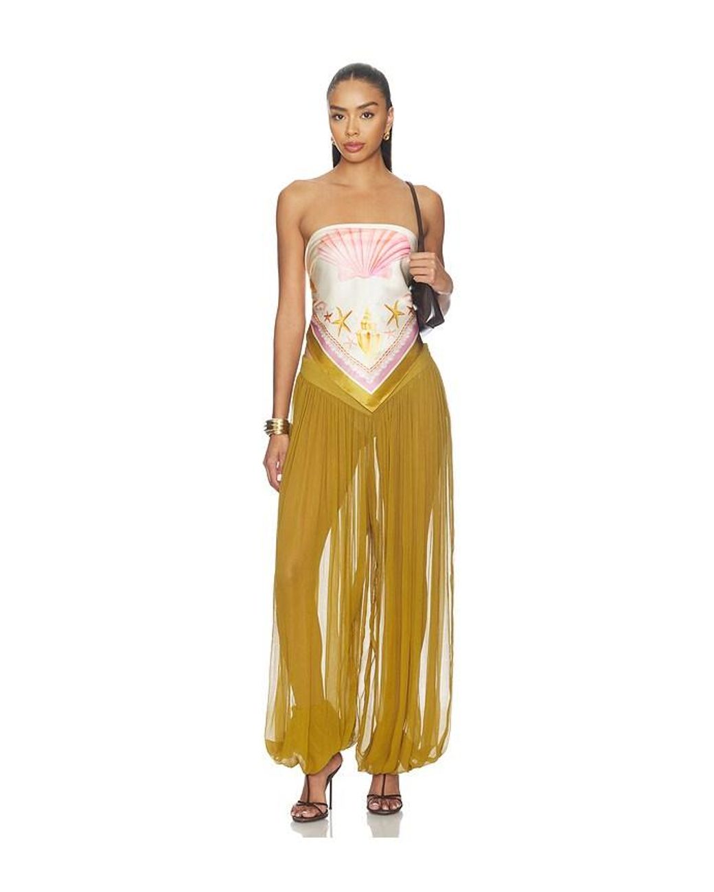 retroféte Yellow Marisel Pant