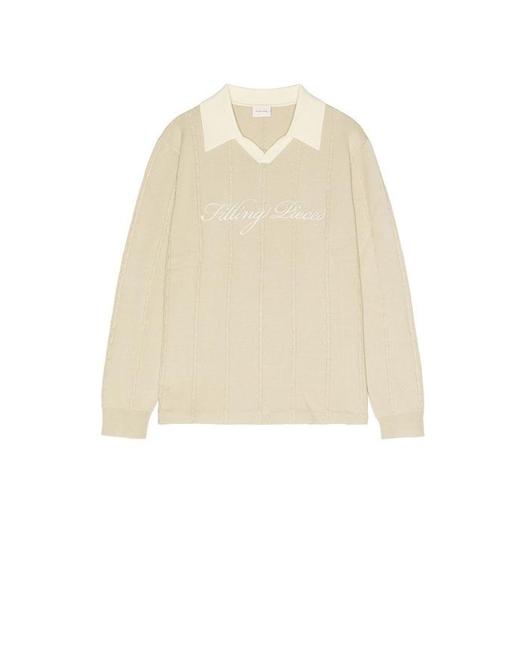 Filling Pieces Natural Knit Football Jersey for men