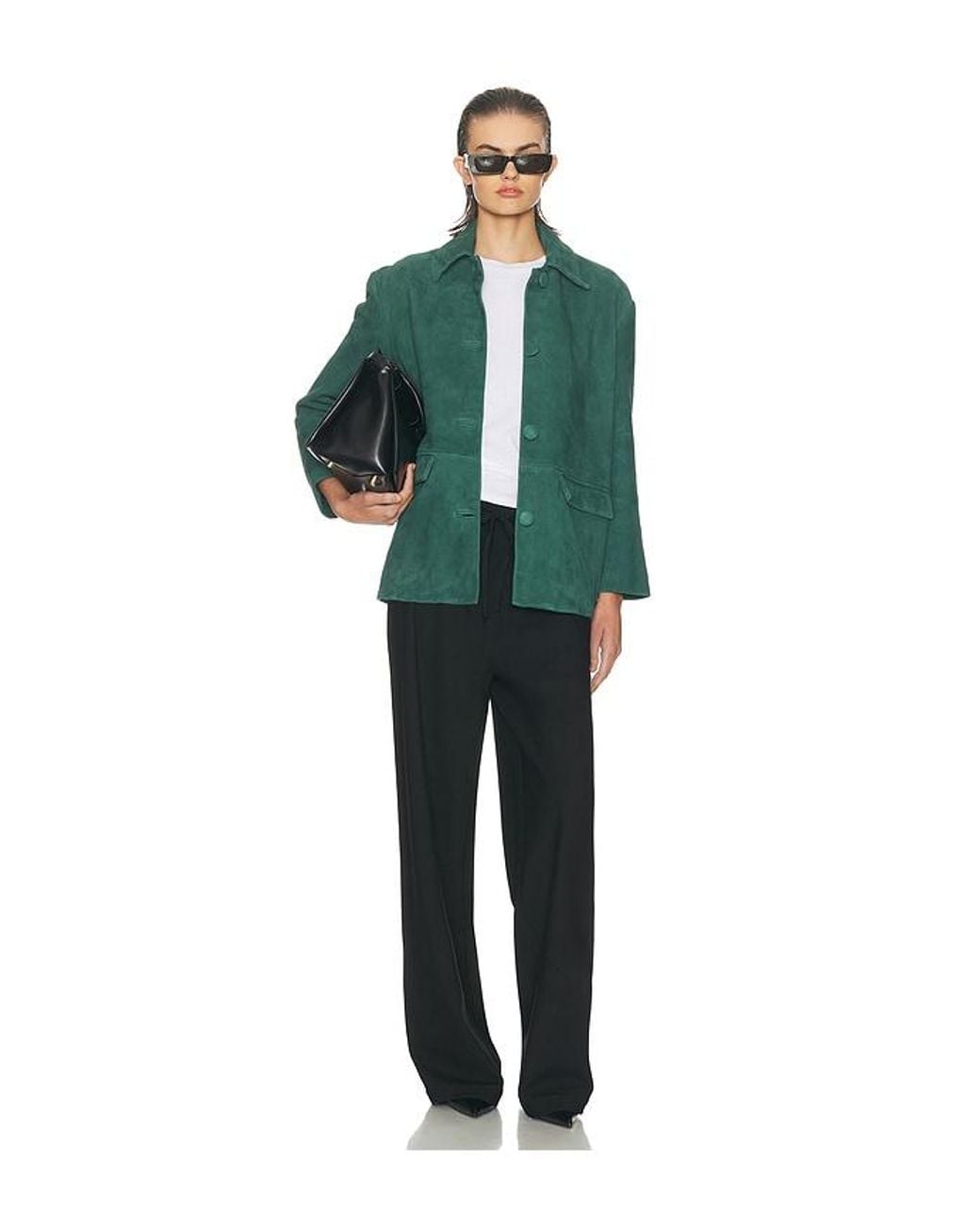 Helsa Black The Bias Cut Pant