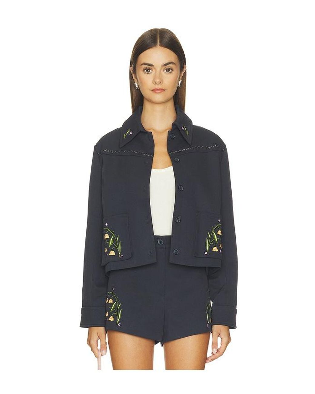 Astr Blue Jalen Jacket