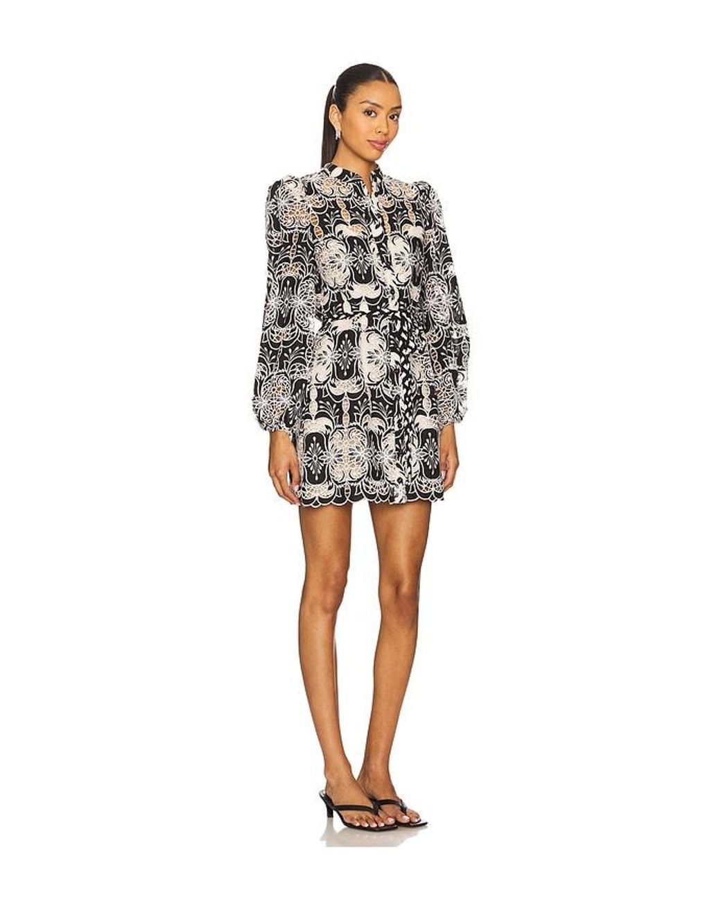 Elliatt Black Jolie Long Sleeve Mini Dress