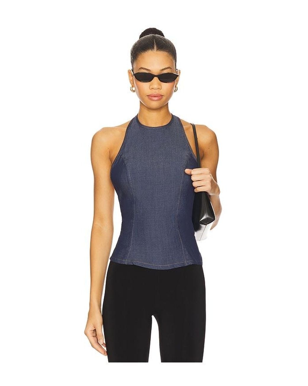 EB DENIM Blue Iris Tank