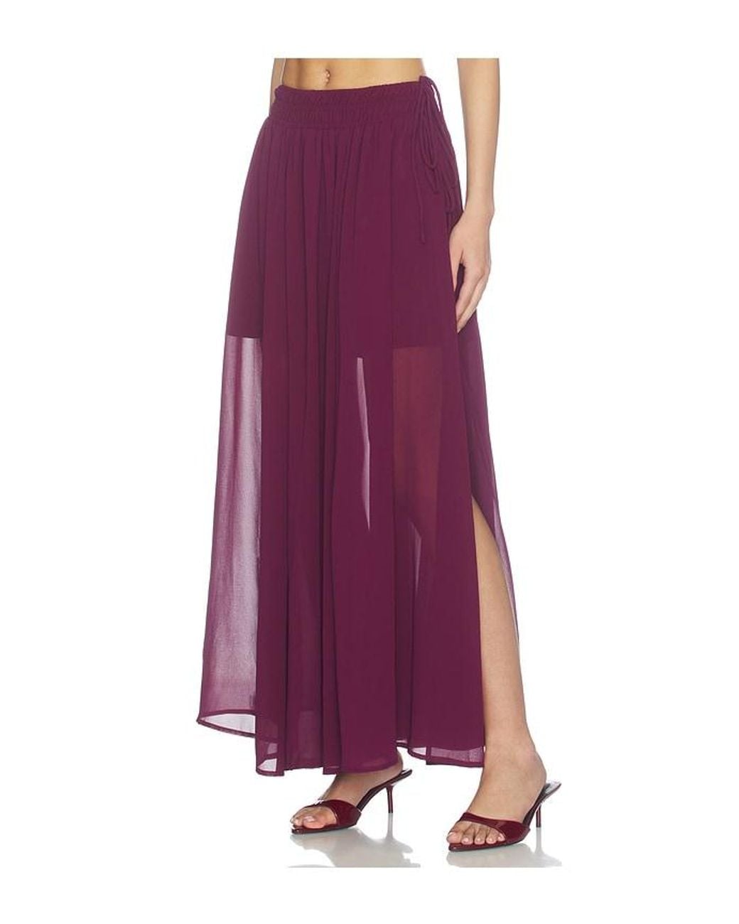 Line & Dot Amorette Skirt in Purple | Lyst