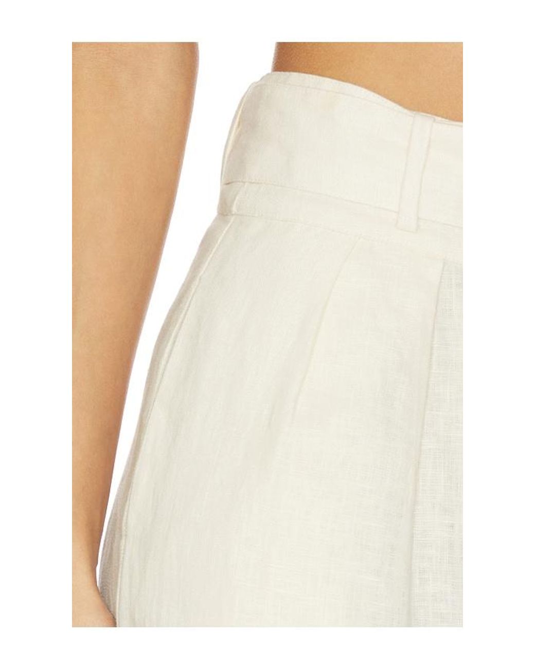 Hevron White Alina Pant