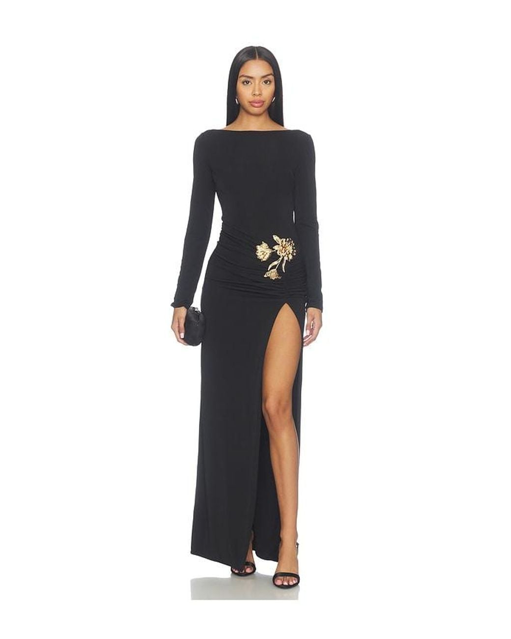 Nadine Merabi Black Romy Dress