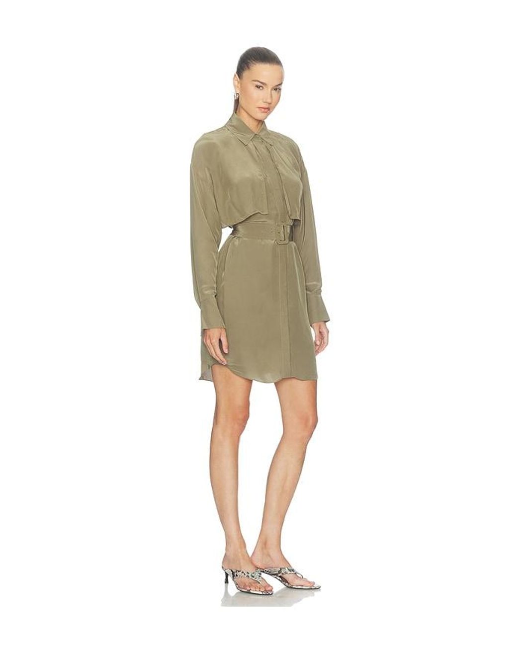 Veronica Beard Natural Darlis Tunic Dress