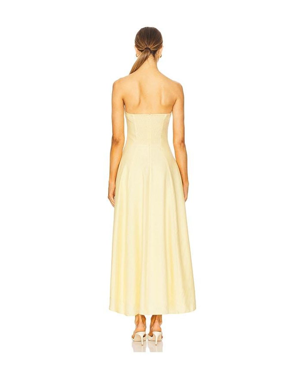 FAVORITE DAUGHTER Metallic The Favorite Linen Dress