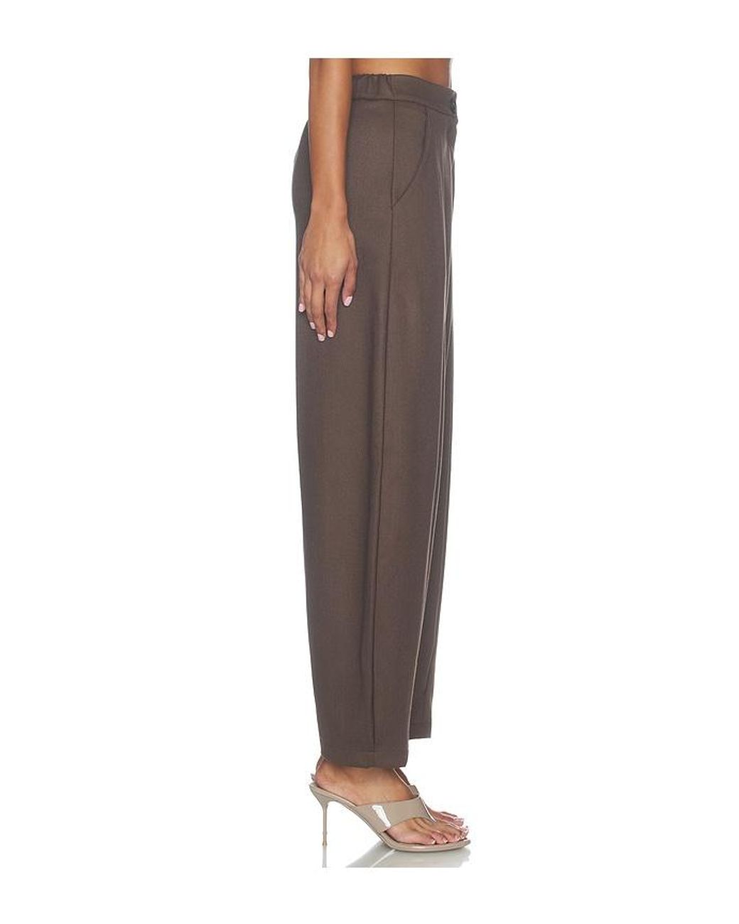 Source Unknown Brown Mika Tuck Trousers