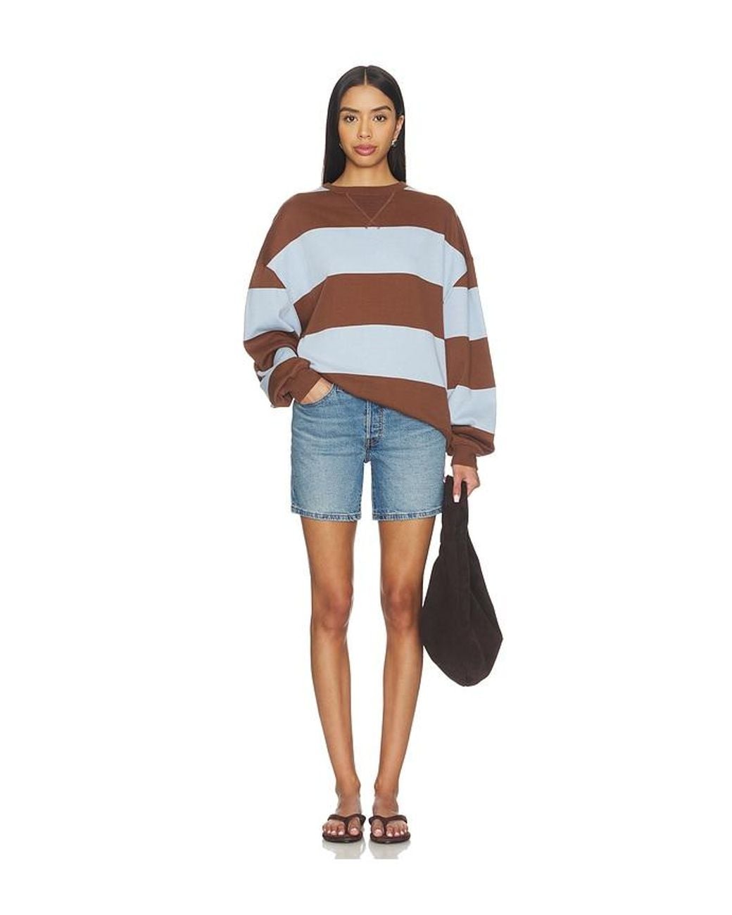 Levi's Blue 501 Mid Thigh Short