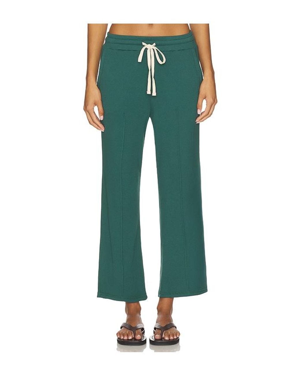 Sundry Green Pin Tuck Lounge Pant