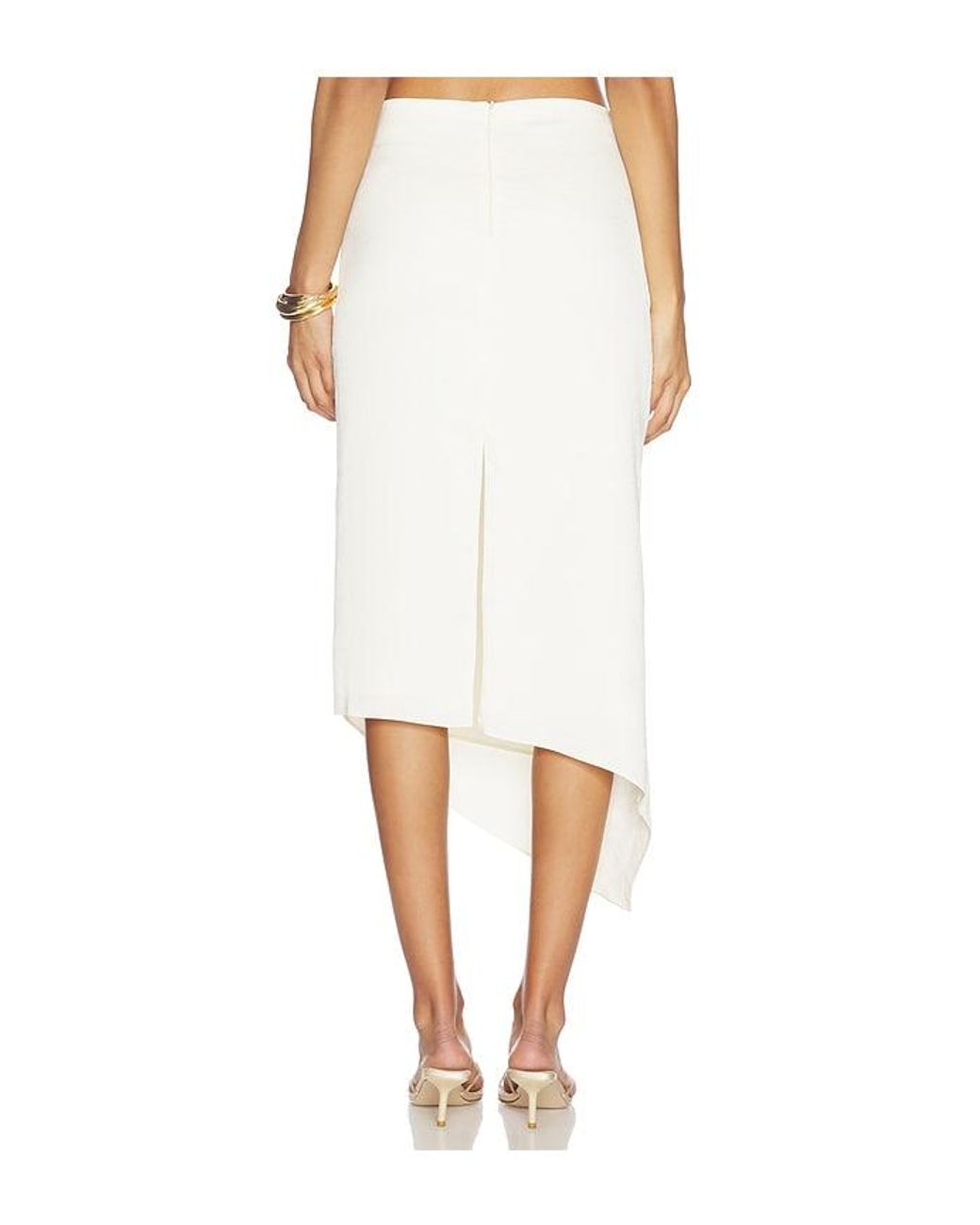 NonChalant Label White Belinda Skirt