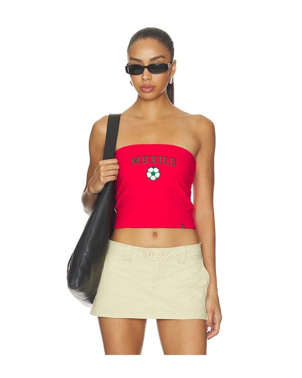 Hype and Vice Mexico Embroidered Tube Top