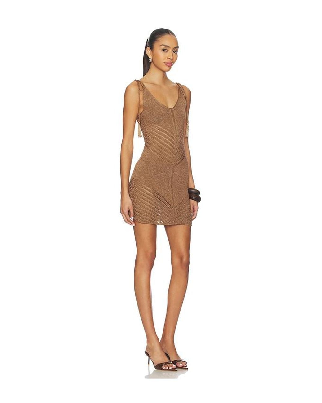 Devon Windsor Natural Halle Mini Dress