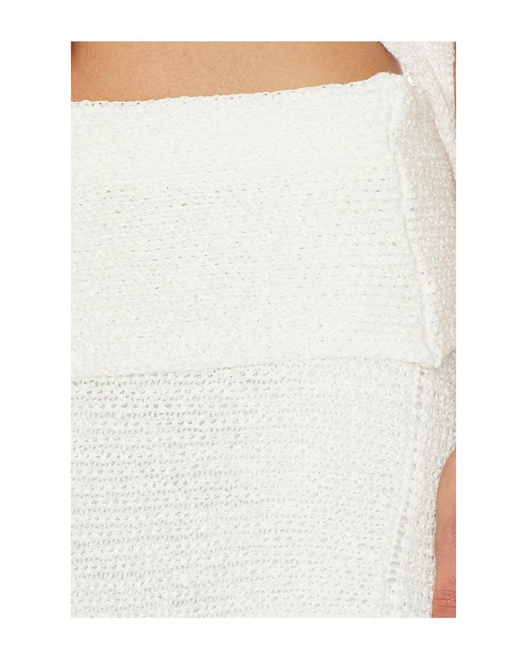 Et Ochs White Kiernan Knit Skirt