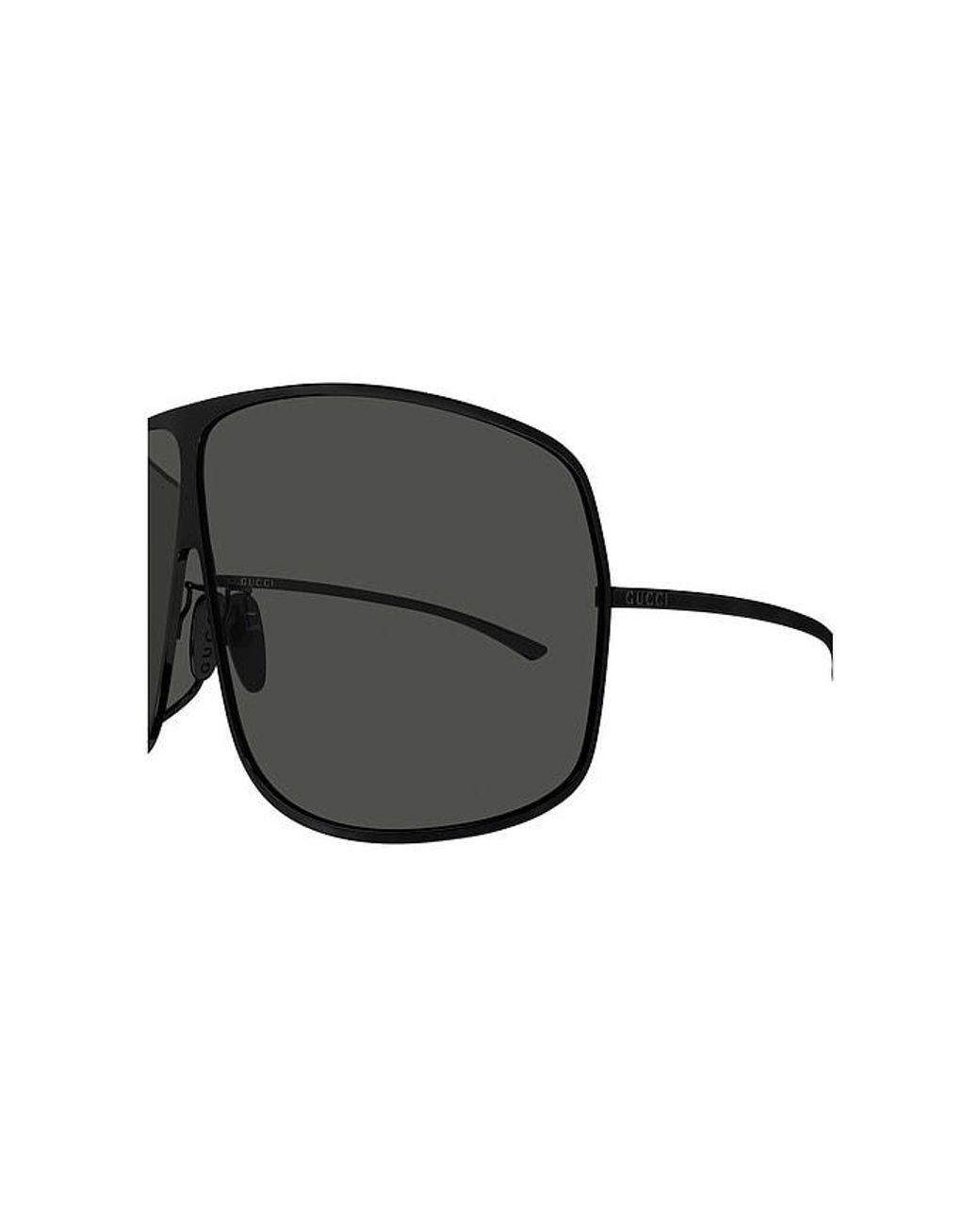 Gucci Black Geometrical Sunglasses