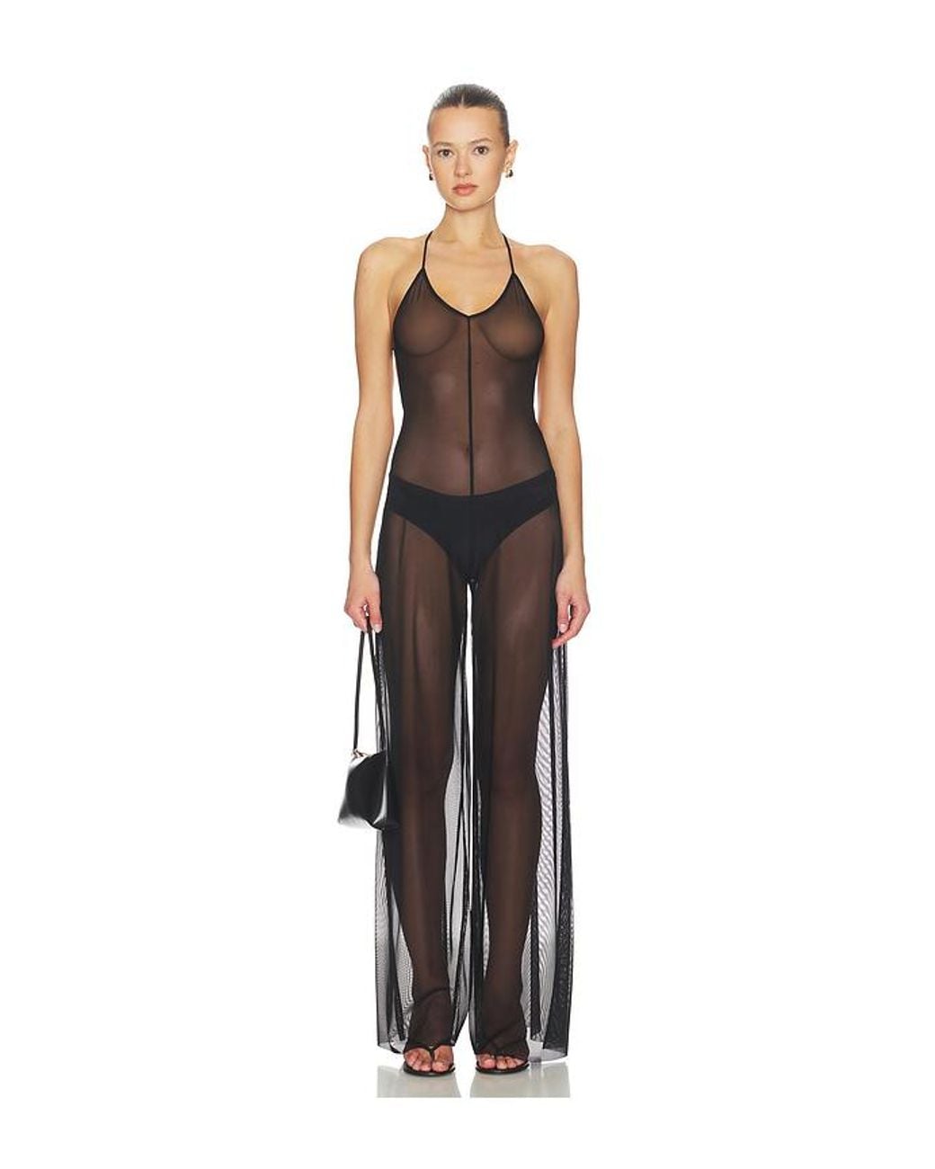 Norma Kamali White Jumpsuit Fara