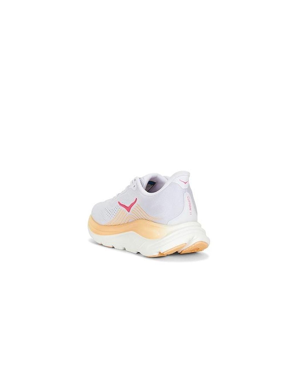 Hoka One One White Clifton 11 Sneaker