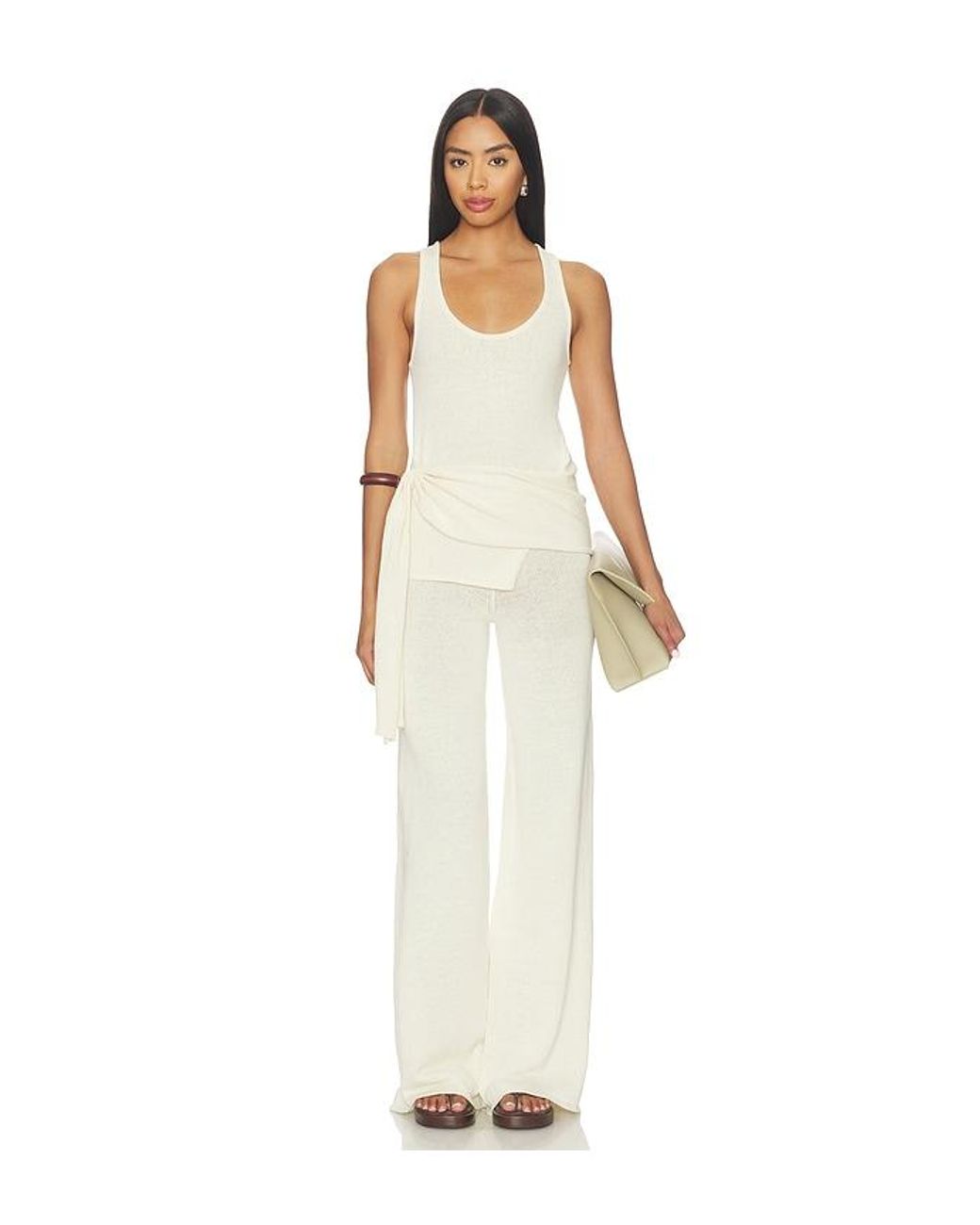 L'academie White 'Academie Lilyann Knit Pant