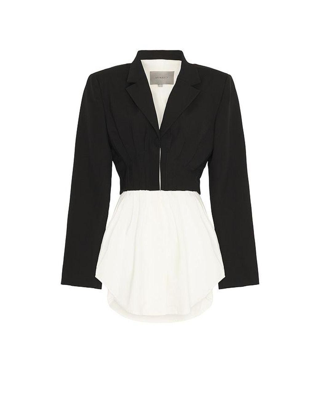 HAELO Black Hybrid Blazer Dress
