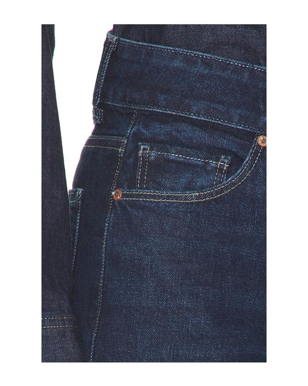 PAIGE Blue Sasha Wide Leg Jeans