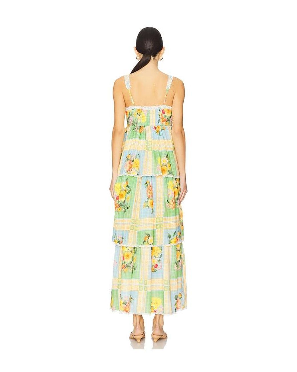 Show Me Your Mumu Yellow Peyton Midi Dress