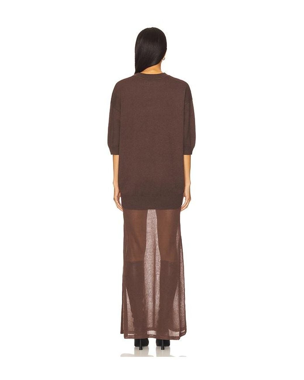 SER.O.YA Brown Arwen Maxi Dress