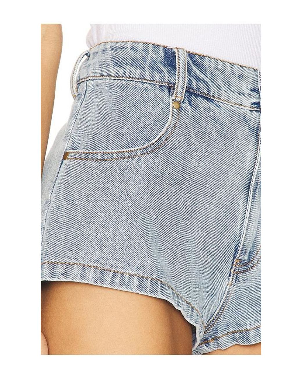 Amanda Uprichard Blue Caresse Shorts