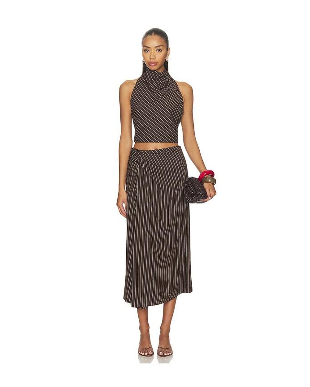 A.L.C. Brown Lillian Top