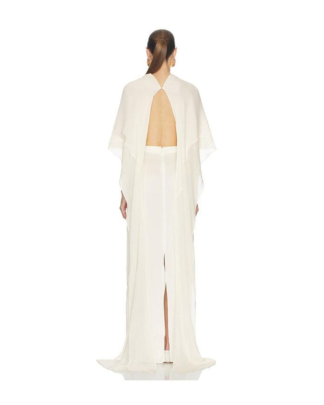 Helsa White Mix Media Scarf Dress