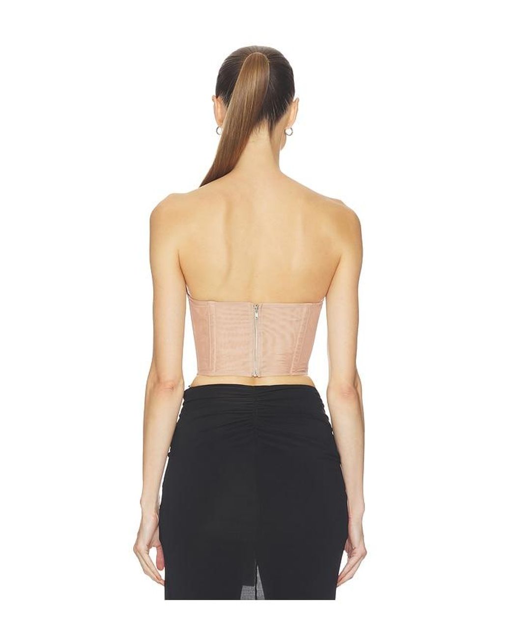 Halo Wing Lace Corset In Black Lyst UK