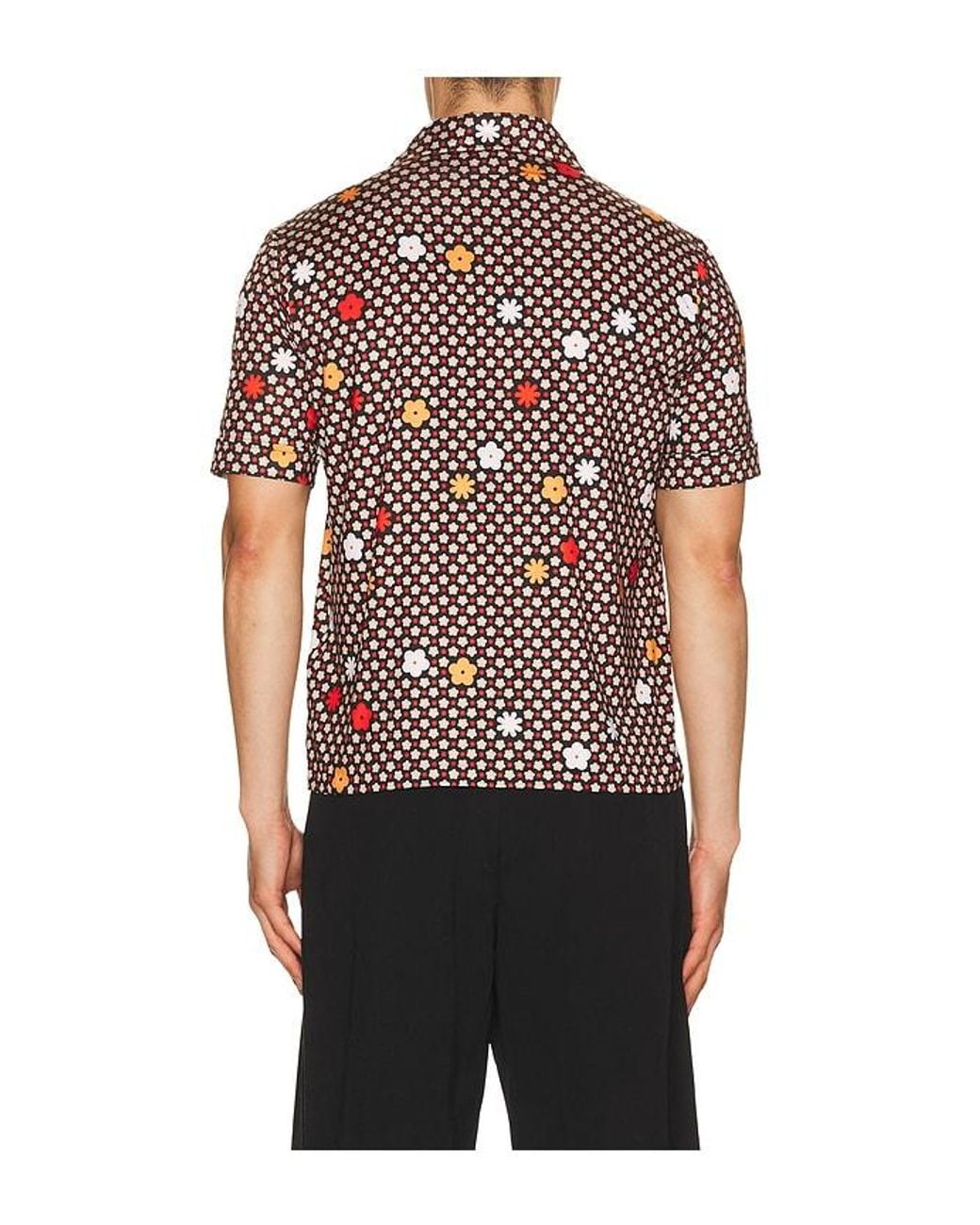 MM6 by Maison Margiela Red Polo Shirt for men