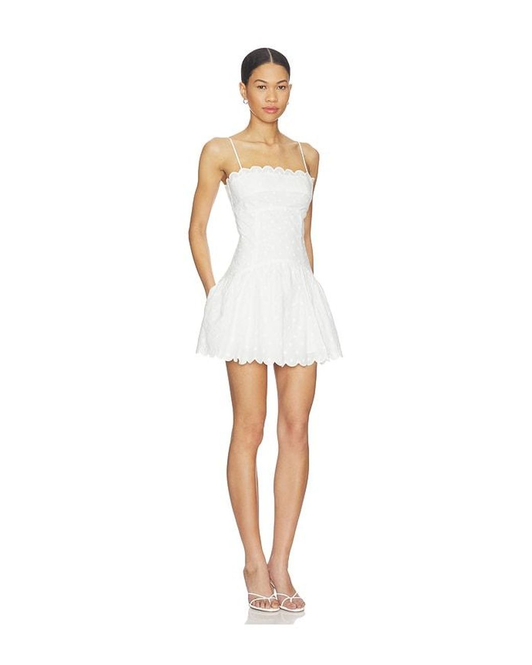 Nia White Elvira Dress