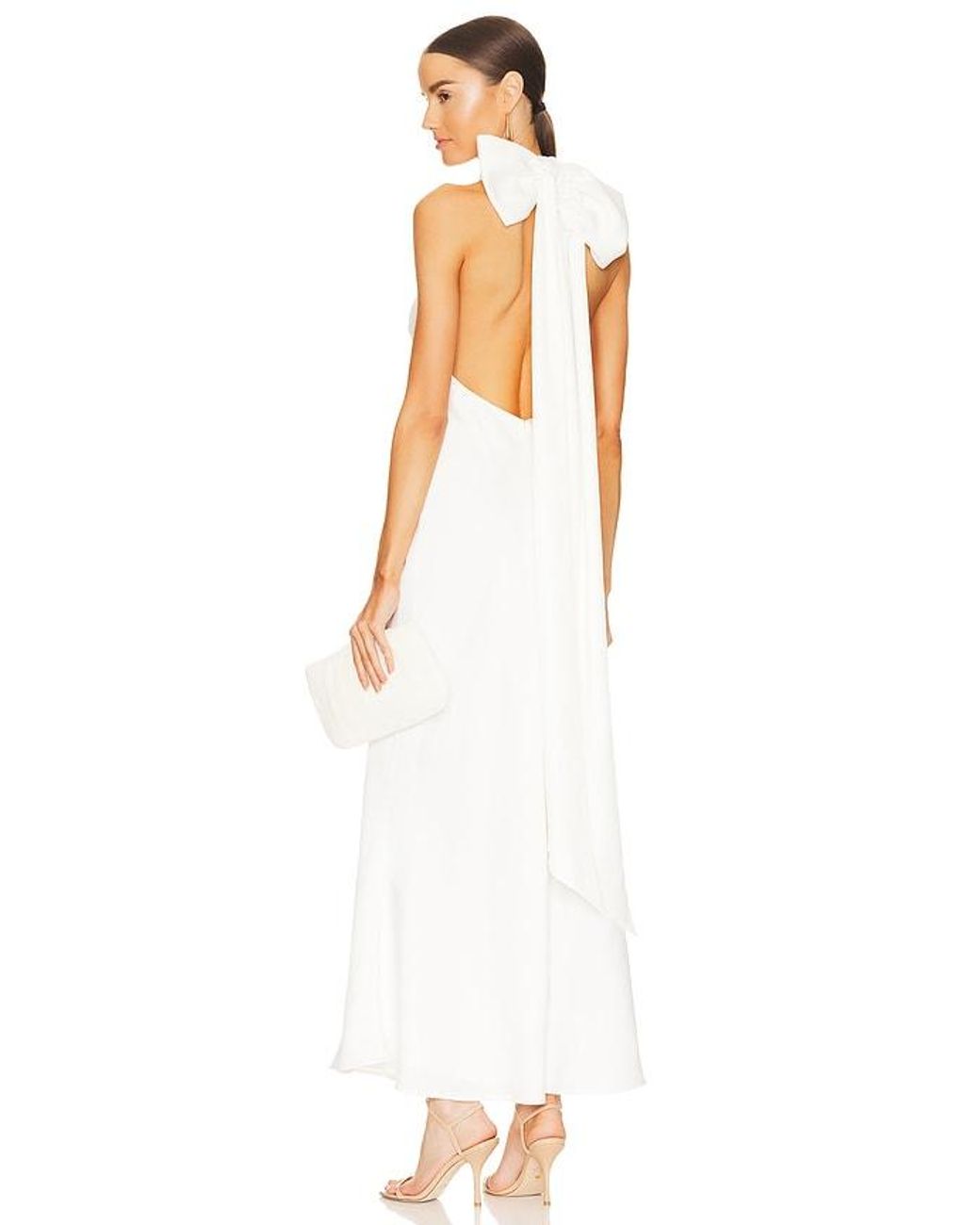 Misha White X Revolve Evianna Satin Gown
