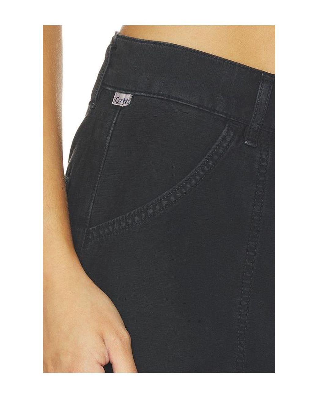 Citizens of Humanity Black Thassos Twisted Seam Utility Pants
