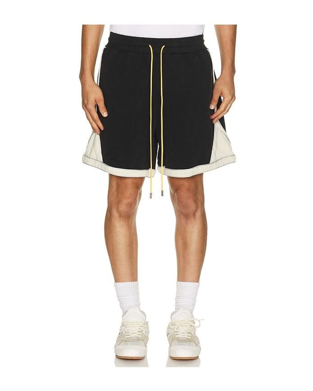 DIET STARTS MONDAY Black Warm Up Shorts for men