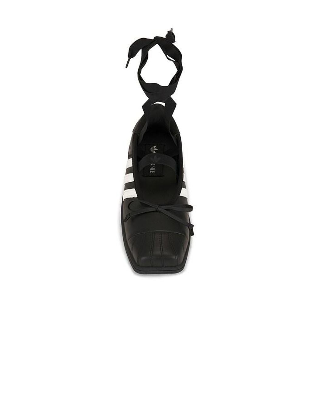 Adidas Originals Black X Jennie Superstar Sq Ballerina Flat