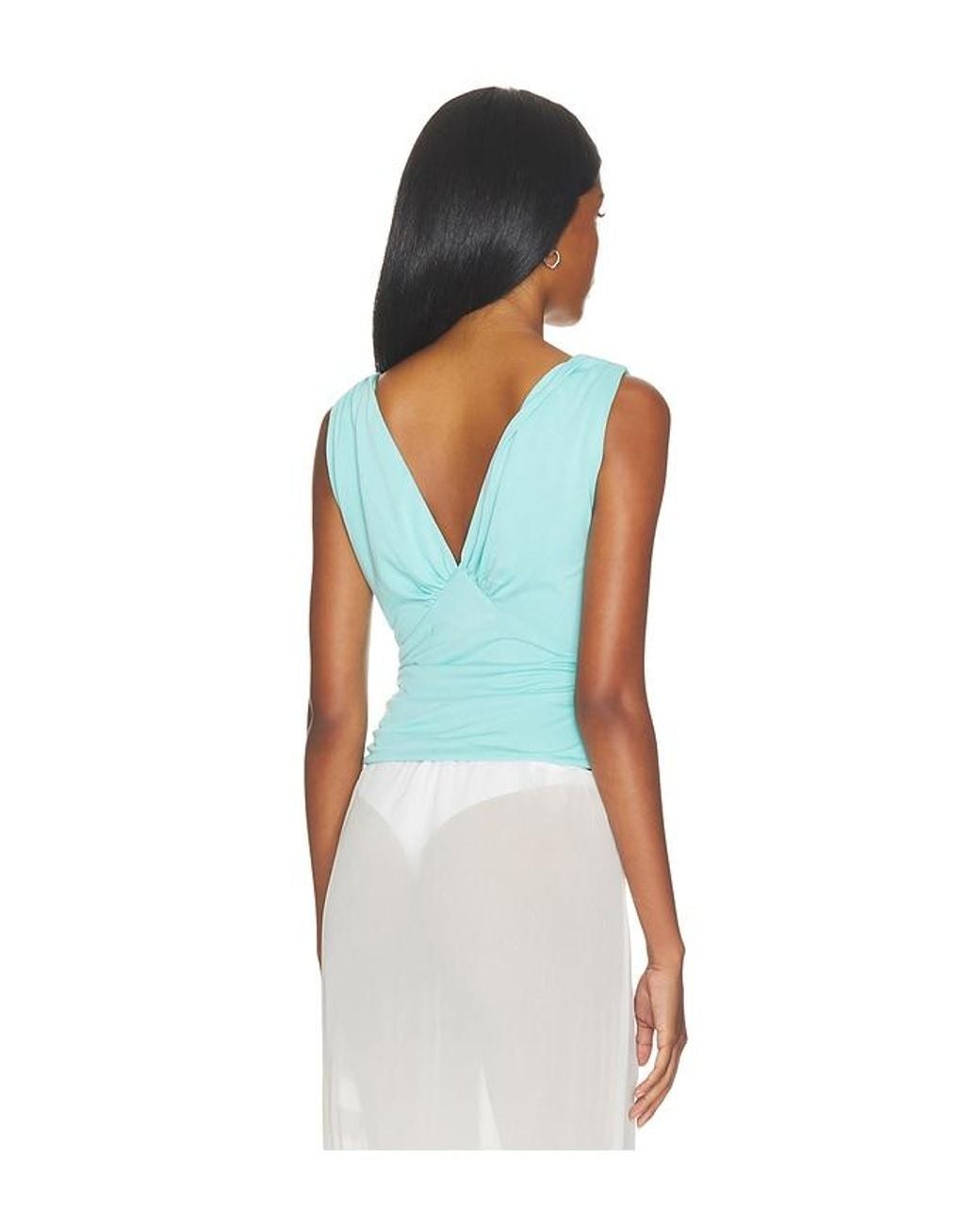 With Jean Blue Jane Top