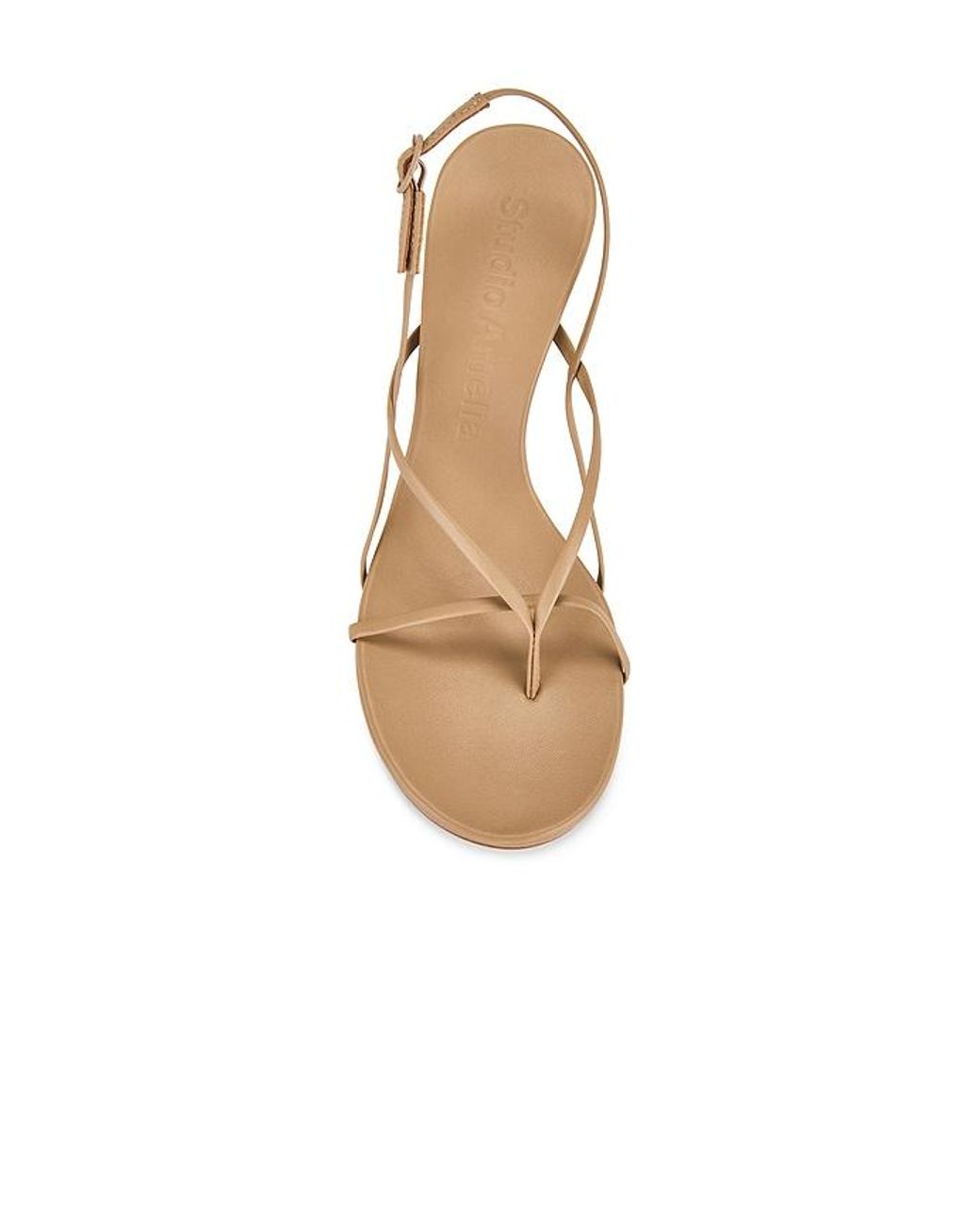 STUDIO AMELIA Natural High-Heels Wishbone 90