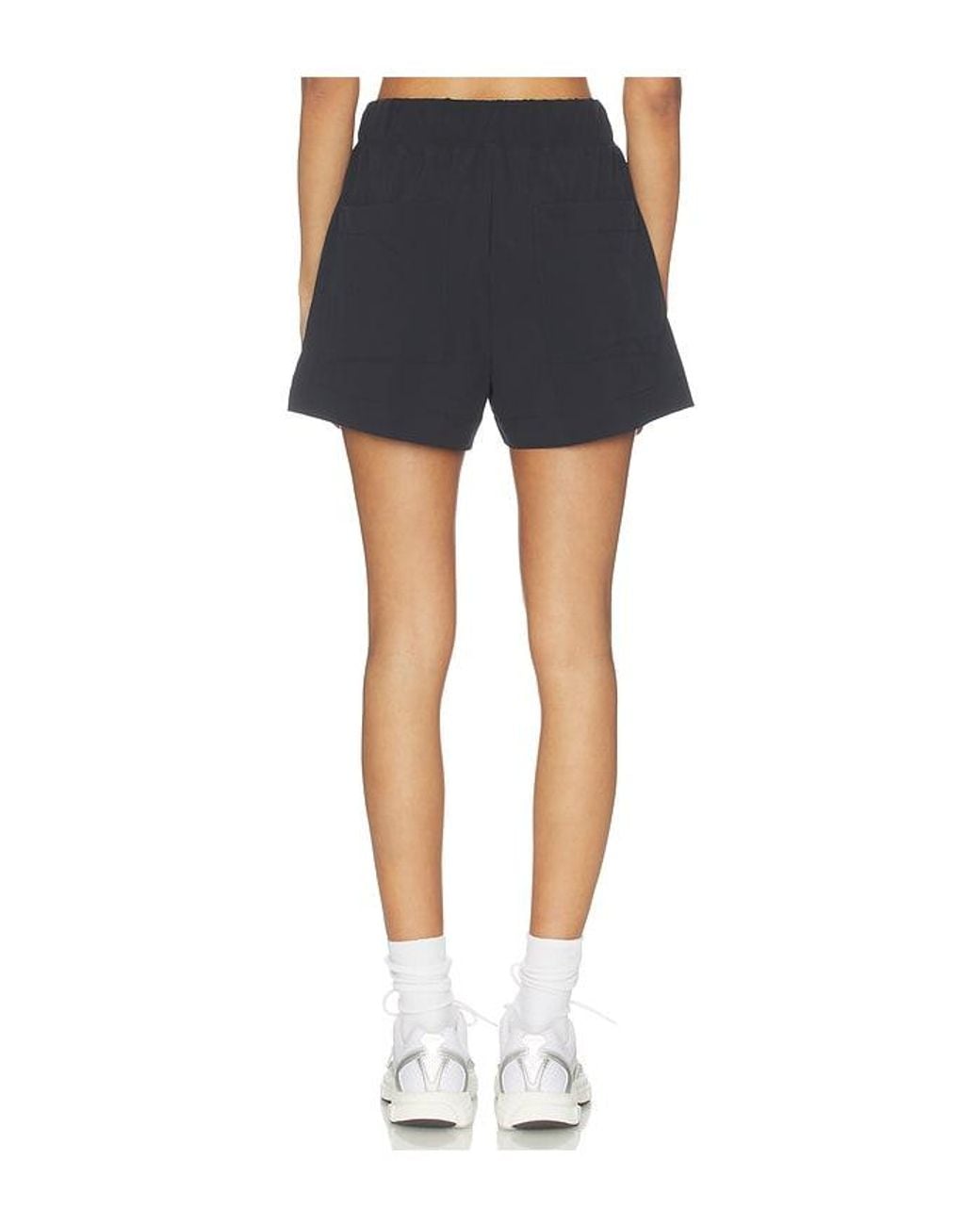 Beyond Yoga Blue Stretch Woven Short