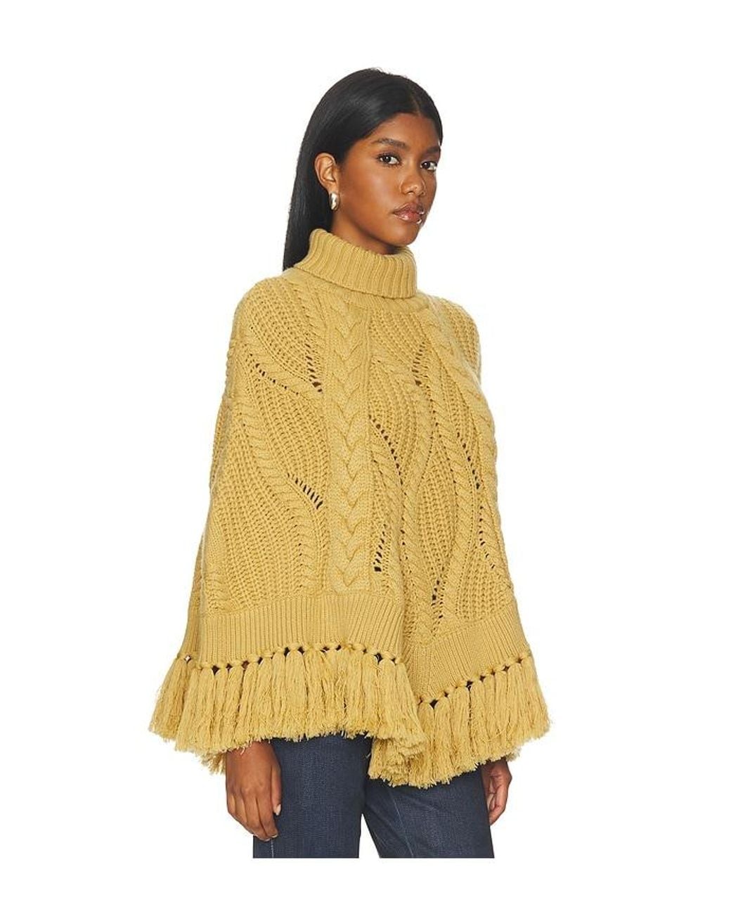 Goldbergh Yellow Hayaru Poncho