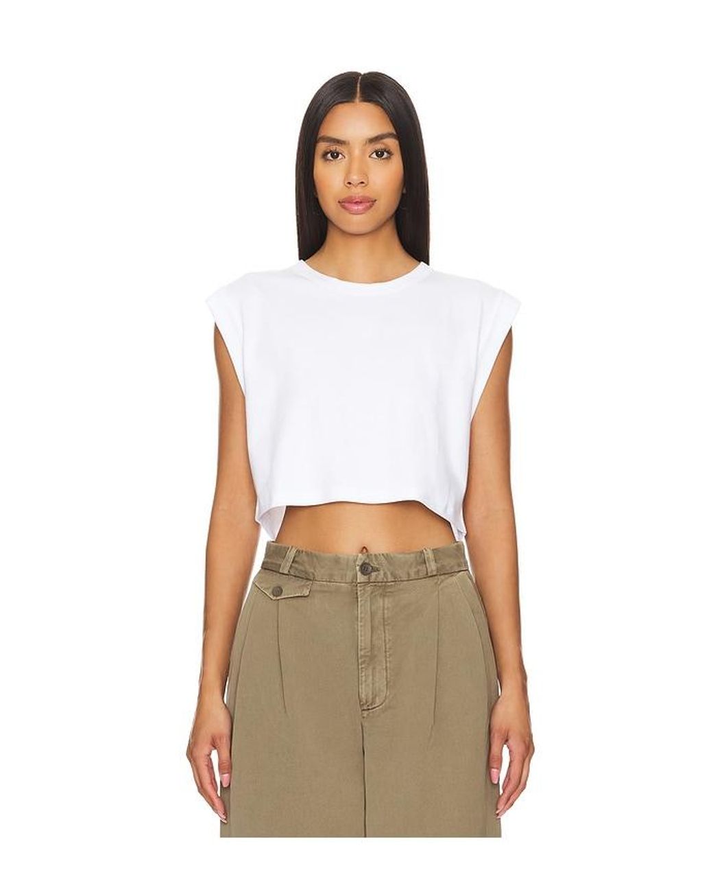 Top Corto David En Color Blanco Talla (También En Xl) Clique de color White