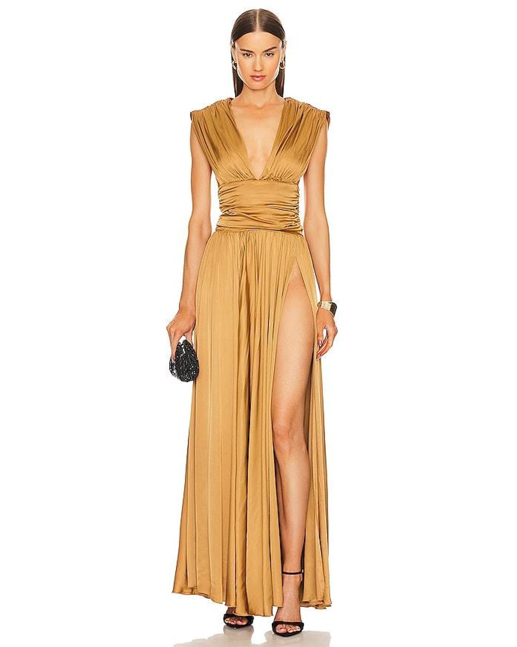 Michael Costello X Revolve Hayward Gown in Metallic Lyst